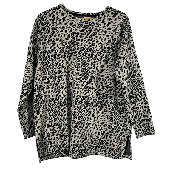 Chico's Tops - Chicos Animal Print Tunic Top Size 2 US L Long Sleeve Pullover Casual